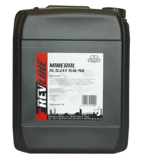 REVLINE MINERAL SL/SJ/CF 15W/40 20 л