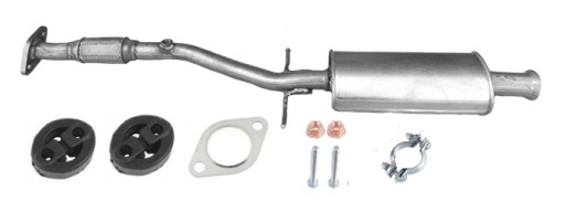 2861017000 28610-2D107 - ГЛУШНИК ПЕРЕДНІЙ HYUNDAI MATRIX 1.6 1.8 КОМПЛЕКТ 2001