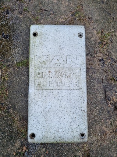 Металлическая крышка глушителя катализатора MAN TGX TGS E5