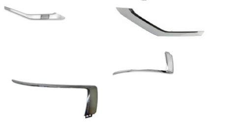 PMB04199 - ECLIPSE CROSS 17-ХРОМОВАНА ПЛАНКА ЛІВИЙ ВЕРХНІЙ БАМПЕР