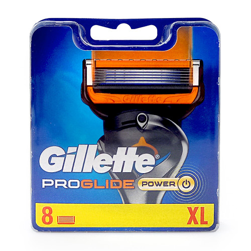 WKŁADY OSTRZA GILLETTE FUSION PROGLIDE POWER x8