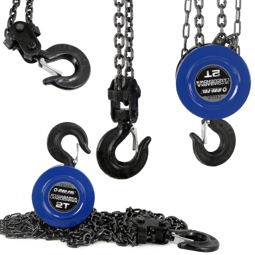 ЛАНЦЮГОВА ЛЕБІДКА РУЧНА ЛЕБІДКА 2 ТОННИ