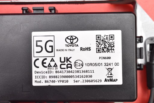 control unit module TELEFONU SOS 86740-YP010 TOYOTA YARIS CROSS 20