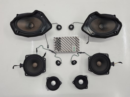 MINI COOPER R56 GŁOŚNIKI HARMAN/KARDON ZESTAW za z