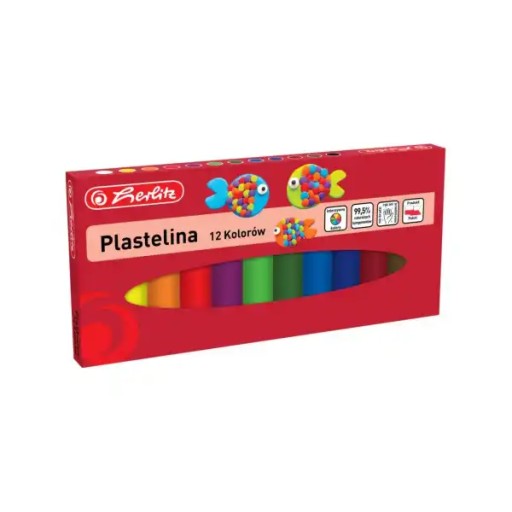 Plastelína 12 kol.Herlitz