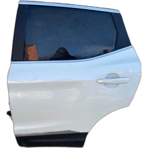 door rear part rear. left Nissan Qashqai J11 II PRZEDLIFT Biale