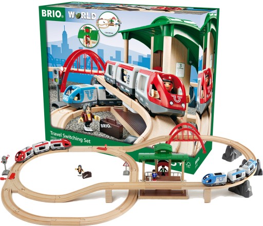 Набір поїздів зі станцією World 3+ Brio