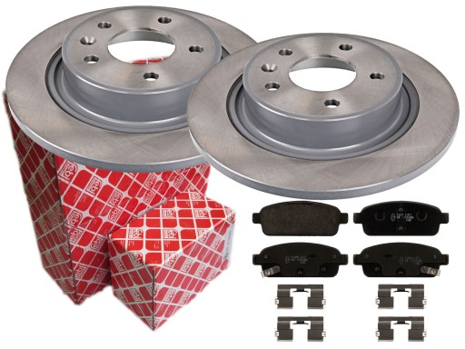 ДИСКИ КОЛОДКИ FEBI ЗАДНЯ ASTRA IV J ZAFIRA C 292MM