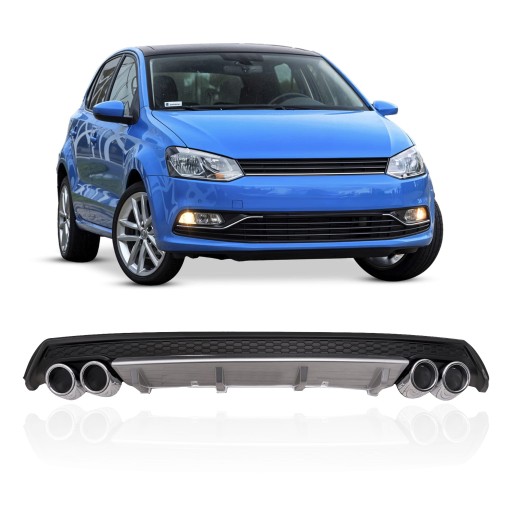 VOLKSWAGEN POLO V ДИФУЗОР, ЗАДНІЙ БАМПЕР
