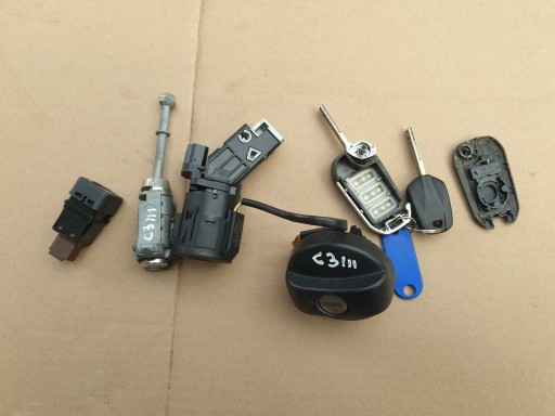 KPL of lock cylinders ZAMKOW ignition CITROEN C3 III 2016
