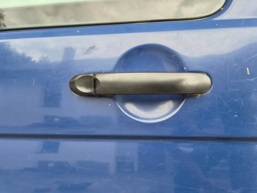 door sliding VW T5 T5 lift side right blue/ granatowe