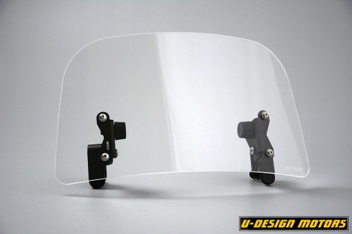 Def-3017C - ДЕФЛЕКТОР МОТОЦИКЛА 30X17 СМ-БЕЗБАРВНИЙ