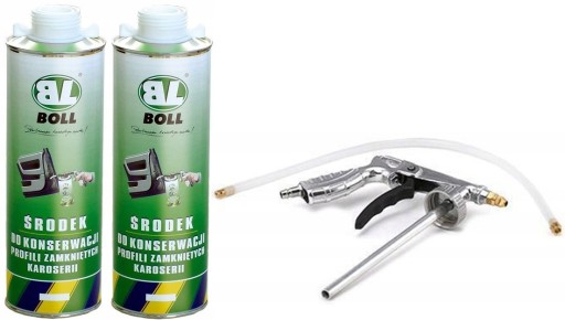 ЗАСІБ ДЛЯ ОБСЛУГОВУВАННЯ ПРОФІЛЮ BOLL WHITE 1л 2 ШТ + ПІСТОЛЕТ MASNER