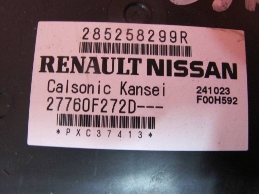 RENAULT CLIO 5 V B7 19- module control unit of the air conditioning 285258299R
