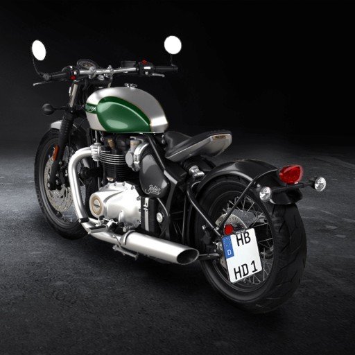 Боковое крепление номерного знака с подсветкой Heinz Bikes