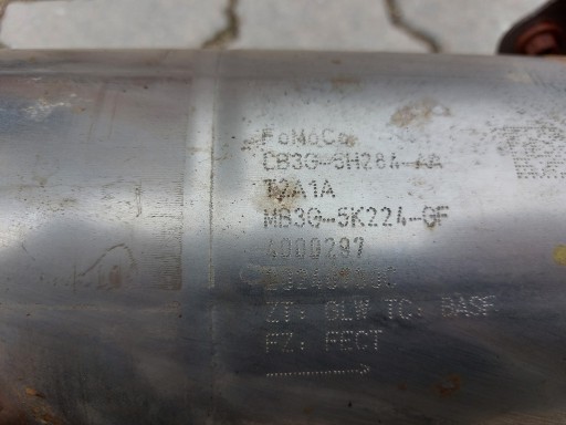 Ford Ranger VI 6 2024 2.0 TDCI FILTER czastek stalych DPF MB3Q-5K224-GF