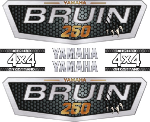 Наклейки квадроцикл ATV Yamaha BRIUN ! модели 250 350