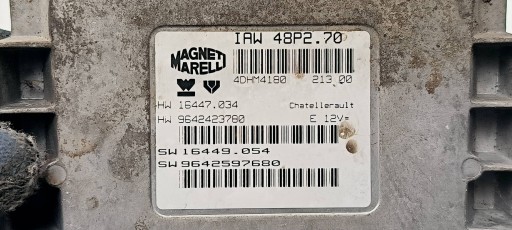 computer Motore ECU 9642597680 PEUGEOT 206