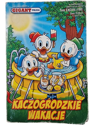 Zdjęcie egzemplarza: Kaczogrodzkie wakacje / Gigant Poleca / Kaczor Donald / Komiks nr 198