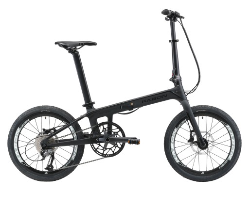 CARBO Skladací mestský bicykel karbón Shimano Altus