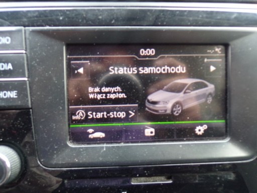 RADIO radio 5JA035871A TELEFON MEDIA SKODA RAPID 12-17