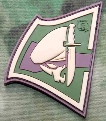 JTG - 3D патч - Rebell Skull - мультикам