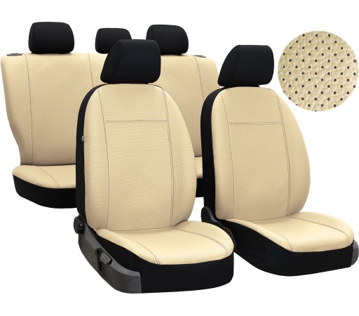 КОМПЛЕКТ АВТОМОБІЛЬНИХ чохлів з перфорованої шкіри для RENAULT AUSTRAL