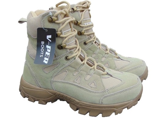 Високі черевики Texar HANET 45 відтінків коричневого і бежевого