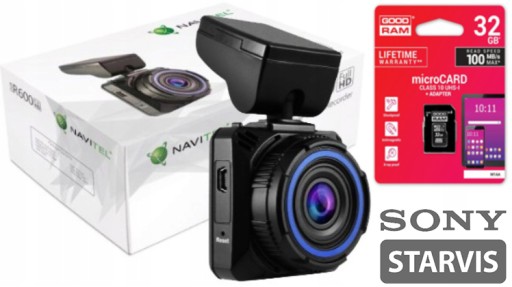 Автомобильный видеорегистратор NAVITEL R600 + КАРТА 32ГБ
