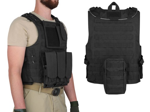 Жилет тактичний Dominator FSBE DUC-VT-1104-BLK чорний