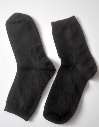 MATALAN čierne krátke ponožky 5 PAR, ONE SIZE
