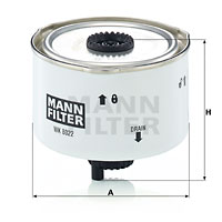 8022 - Топливный фильтр MANN-FILTER WK8022X WK8022