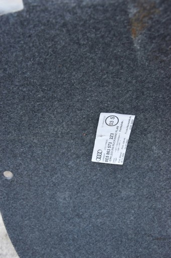 mats boot AUDI A4 B6 8E5863573