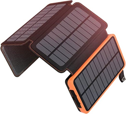 SOLARNY POWERBANK 25000mAh ŁADOWARKA SŁONECZNA USB