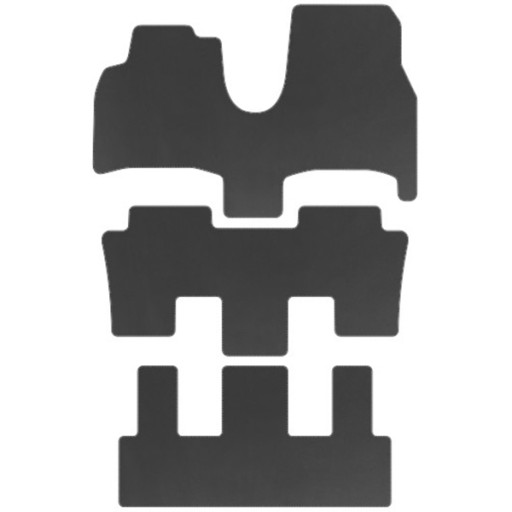 CITROEN C8 02-14 велюровые коврики COMFORT графит