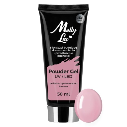 Akrylový gél Powder Gel French Pink MollyLac 30ml