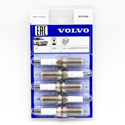 30751806GEN - Комплект свечей зажигания volvo 30751806