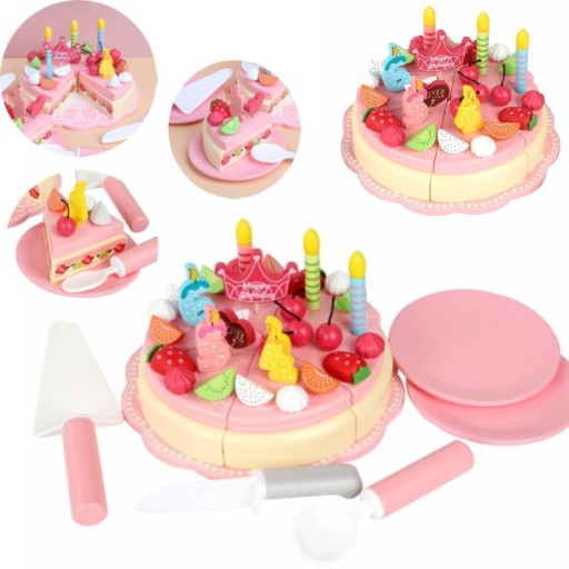 LT305 ДЕРЕВ'ЯНИЙ ТОРТ ДЛЯ РІЗАННЯ НА МАГНІТАХ НА ЛИПУЧКАХ