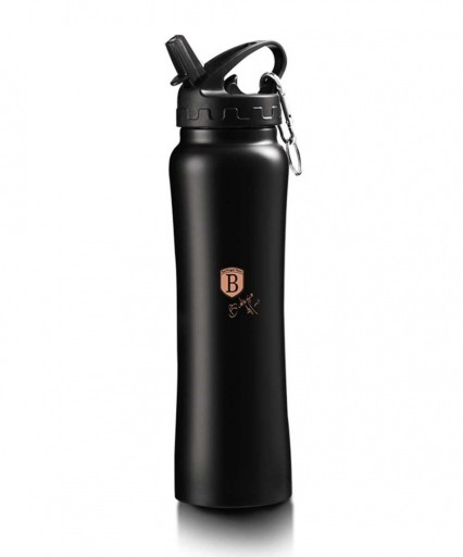 СПОРТИВНА ТЕРМОФЛАКОНА 500мл - ЧОРНА ТРОЯНДА