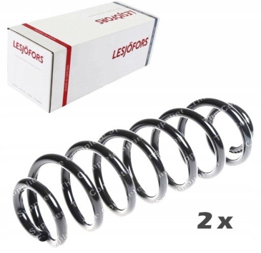 4295084 - Пружины подвески 2 шт 2 шт задние vw passat 2.0 fsi b7