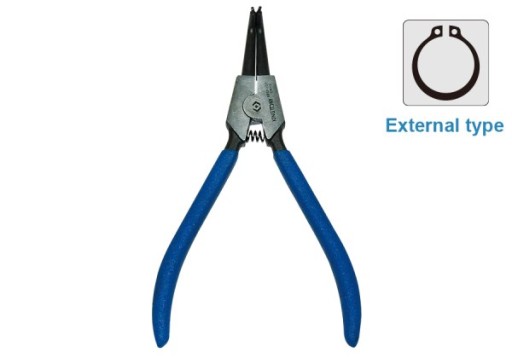 Плоскогубці для зовнішніх вигнутих кілець SEGERA, діапазон 40-100 мм, ручка