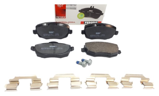 FDB1582 - ГАЛЬМІВНА КОЛОДКА ПЕРЕДНЯ ВІСЬ FERODO LANCIA YPSILON