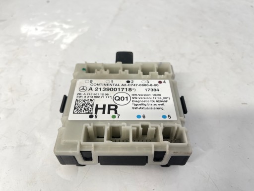 module control unit door right rear part Mercedes BENZ E-KLASA W213 A2139001718