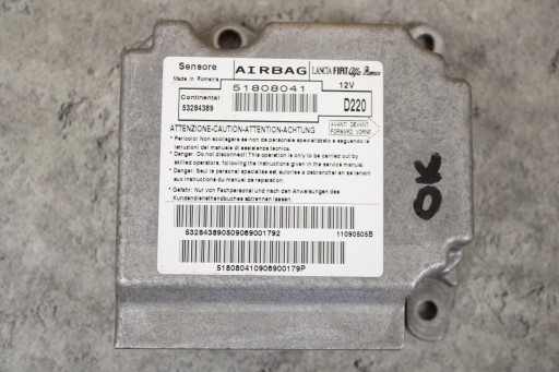 ДАТЧИК ПОДУШКИ БЕЗОПАСНОСТИ LANCIA DELTA 51808041