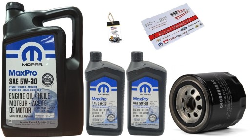 MOPAR 5W30 7L + ФІЛЬТР 4884899AC + БЕЗКОШТОВНІ ПОДАРУНКИ