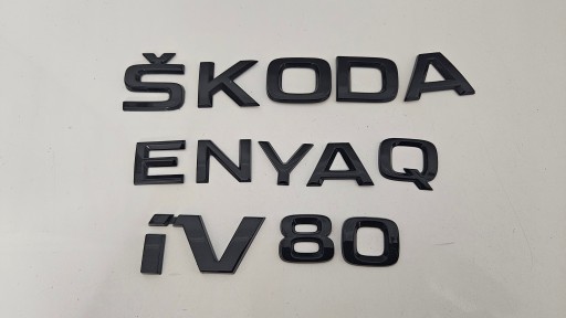 SKODA ENYAQ IV 80 2020-2024 НАПИСЬ ЭМБЛЕМЫ