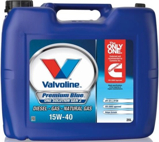 CUMMINS Oil VALVOLINE ONE SOLUTION GEN2 15W40