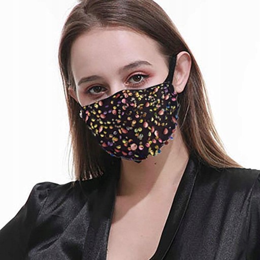 USHINY бавовняна маска чорна 1 шт.