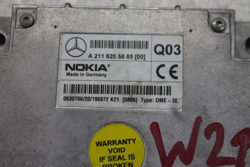 module TELEFONU A2118205885 MERCEDES W211 02-09