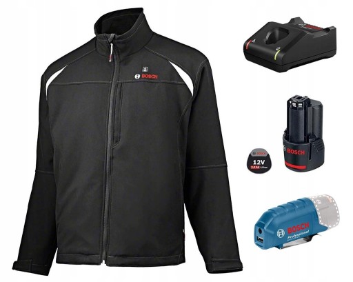 BOSCH куртка з підігрівом унісекс GHJ 12 + 18V roz.L